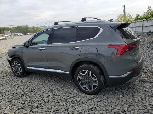 HYUNDAI SANTA FE S 2023 gray  hybrid engine 5NMS3DA14PH020180 photo #3