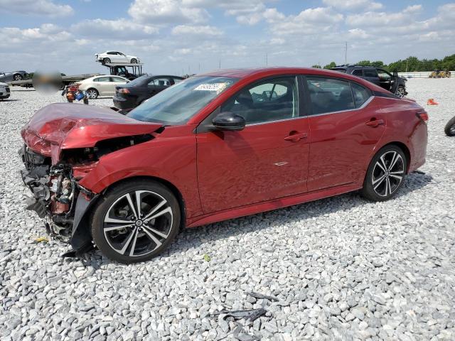 NISSAN SENTRA SR 2021 red  gas 3N1AB8DV0MY291665 photo #1