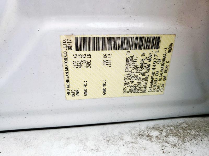 2017 NISSAN MAXIMA 3.5 - 1N4AA6AP5HC449271