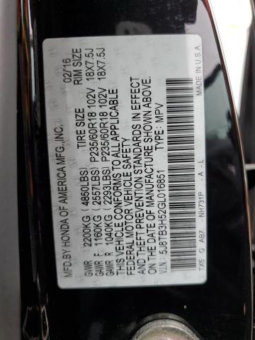 2016 ACURA RDX TECHNO 5J8TB3H52GL016851