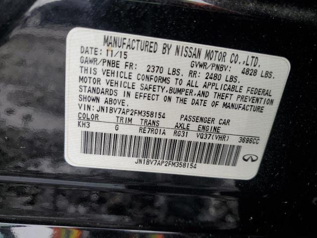 2015 INFINITI Q50 BASE - JN1BV7AP2FM358154