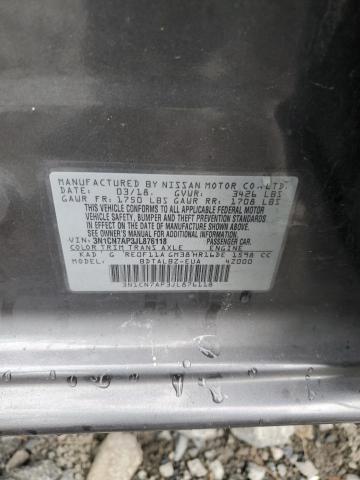 2018 NISSAN VERSA S #3294489496