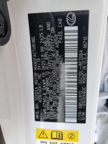 2019 LEXUS ES 350 - 58ABZ1B1XKU034621