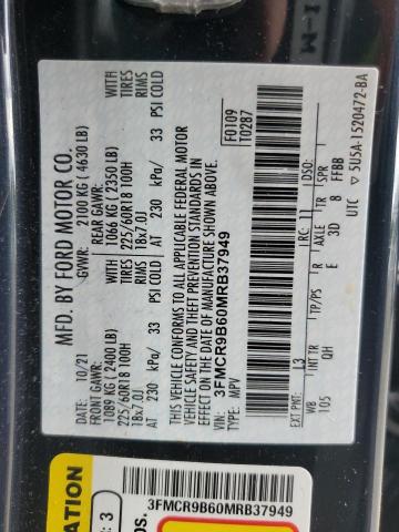 2021 FORD BRONCO SPO - 3FMCR9B60MRB37949