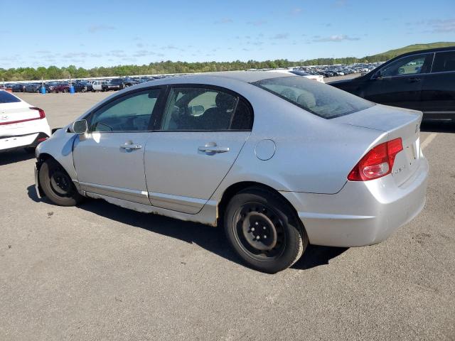 HONDA CIVIC LX 2007 silver  gas 2HGFA16577H300738 photo #3