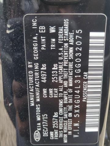 2016 KIA OPTIMA EX - 5XXGU4L31GG032075