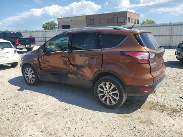 Vin: 1fmcu0jd6hud52504, lot: 57118255, ford escape titanium 20172
