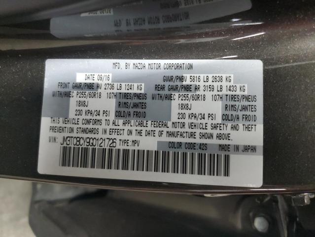 2016 MAZDA CX-9 TOURI JM3TCBCY9G0121726
