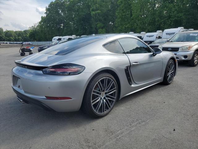 PORSCHE CAYMAN BAS 2022 silver  gas WP0AA2A84NS255294 photo #4