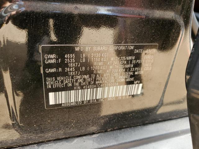 2019 SUBARU OUTBACK TO - 4S4BSATC4K3290058