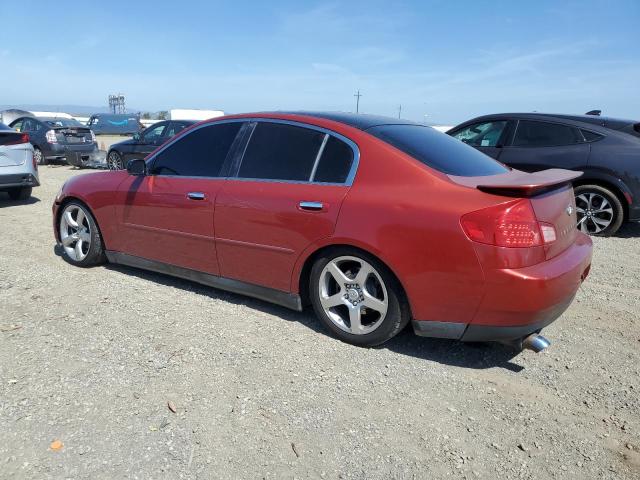 INFINITI G35 2003 orange  gas JNKCV51E93M319057 photo #3