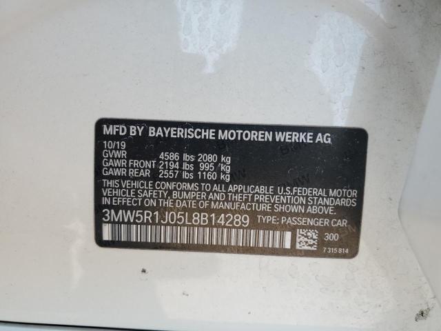 2020 BMW 330I - 3MW5R1J05L8B14289