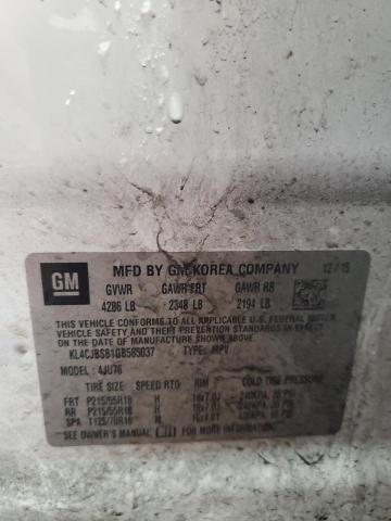 2016 BUICK ENCORE CON KL4CJBSB1GB585037