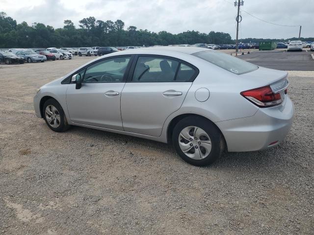 HONDA CIVIC LX 2013 silver  gas 19XFB2F53DE086680 photo #3