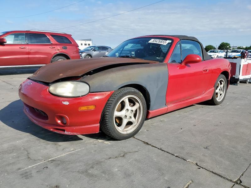 MAZDA MX-5 MIATA 2000 red  gas JM1NB3533Y0141290 photo #1