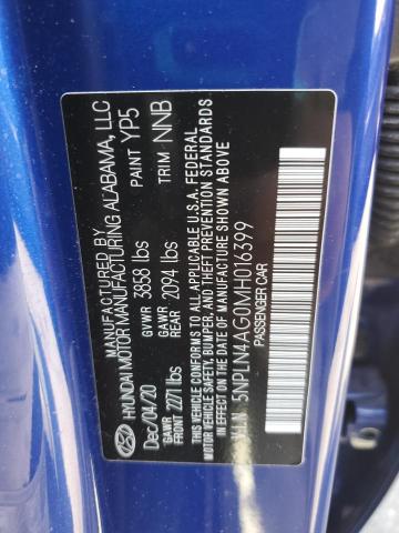 2021 HYUNDAI ELANTRA SE - 5NPLN4AG0MH016399