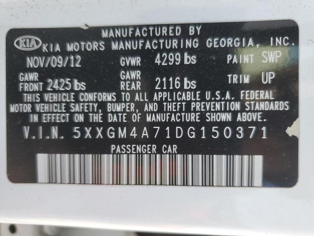 2013 KIA OPTIMA LX - 5XXGM4A71DG150371