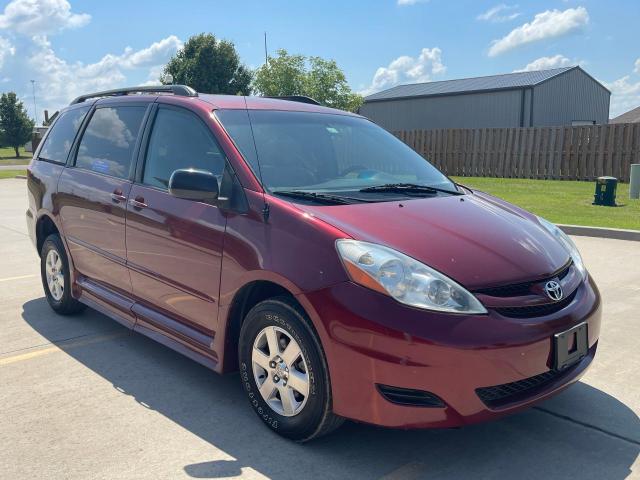 TOYOTA SIENNA CE 2006 maroon sports v gas 5TDZA23C36S513514 photo #1