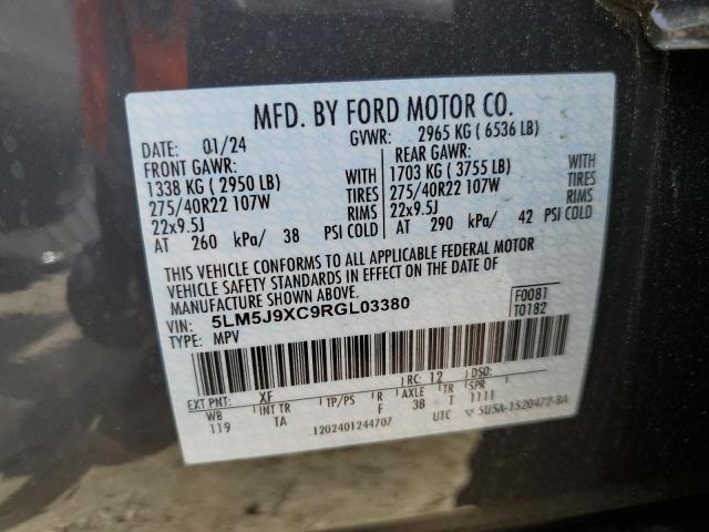 2024 LINCOLN AVIATOR BL 5LM5J9XC9RGL03380
