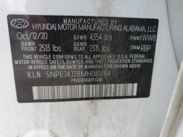 2021 HYUNDAI SONATA SEL - 5NPEJ4J28MH081784