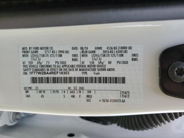 2024 FORD F250 SUPER - 1FT7W2BA4REF18353