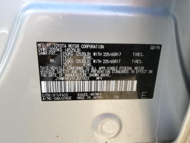 2015 TOYOTA RAV4 XLE - JTMWFREV1FJ037823