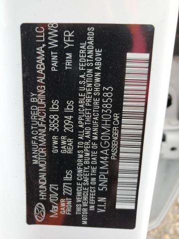 2021 HYUNDAI ELANTRA SE - 5NPLM4AG0MH038583