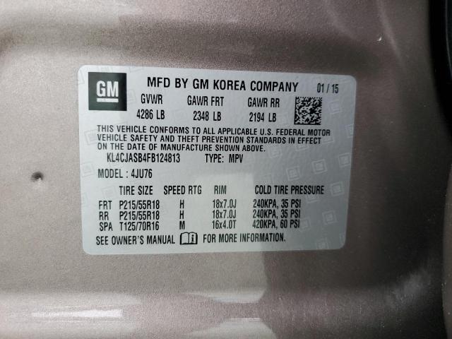 2015 BUICK ENCORE - KL4CJASB4FB124813