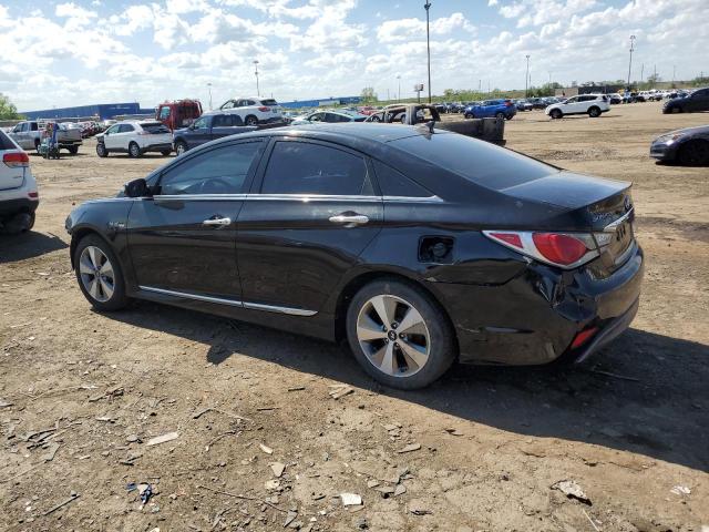 HYUNDAI SONATA HYB 2011 black  hybrid engine KMHEC4A43BA018488 photo #3