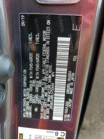 2020 TOYOTA 4RUNNER SR - JTEBU5JR8L5750644