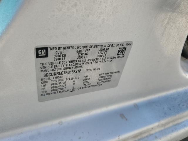 2015 CHEVROLET SILVERADO #3198216741