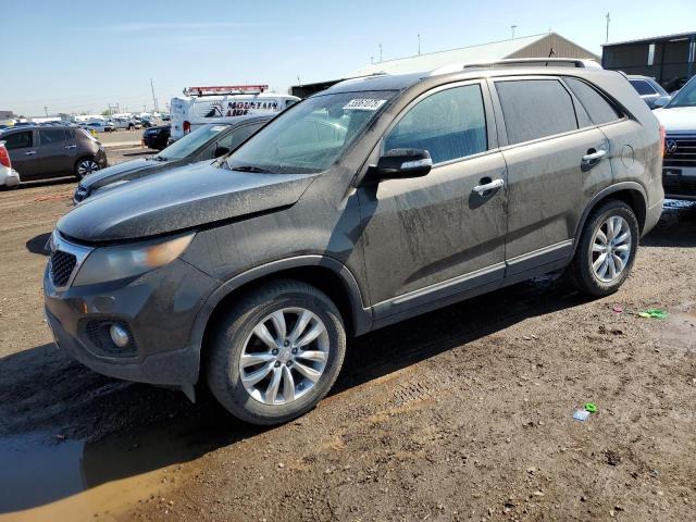 KIA SORENTO EX 2011 charcoal  gas 5XYKU4A10BG134726 photo #1