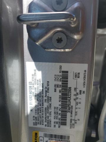 2020 FORD FUSION SE - 3FA6P0LU4LR222006