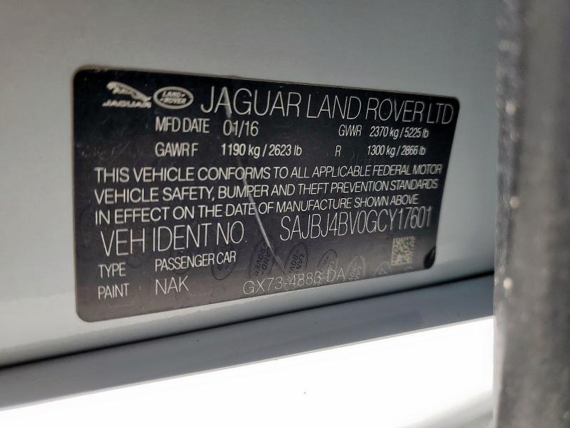 2016 JAGUAR XF PREMIUM SAJBJ4BV0GCY17601