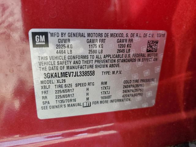2018 GMC TERRAIN SL - 3GKALMEV7JL338558