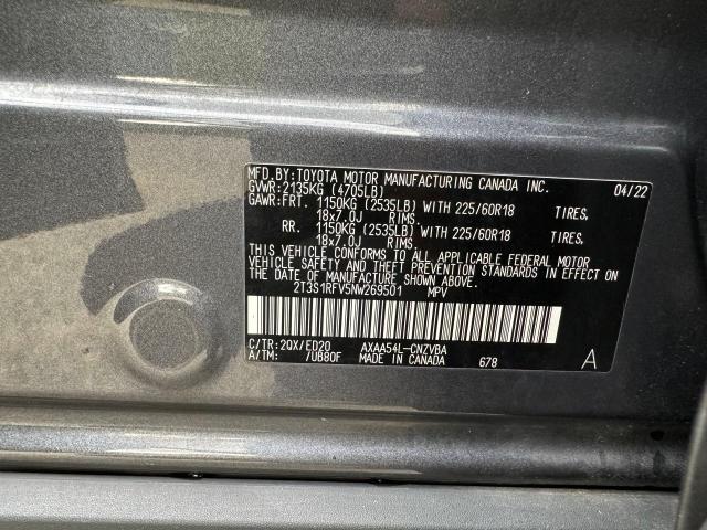 2022 TOYOTA RAV4 TRD O 2T3S1RFV5NW269501