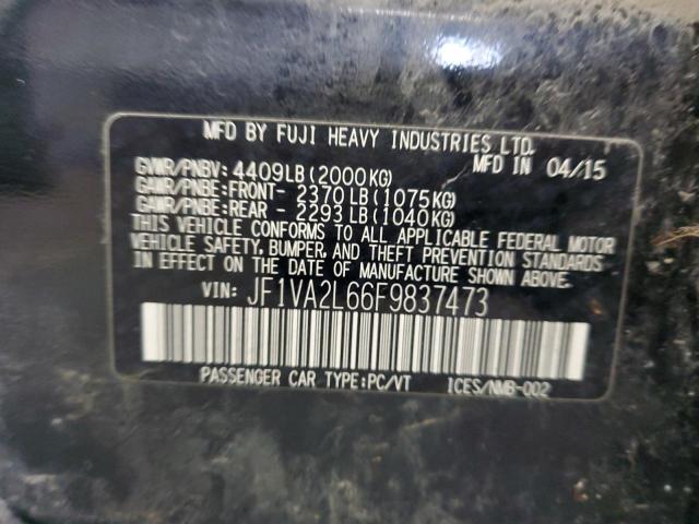 2015 SUBARU WRX STI JF1VA2L66F9837473