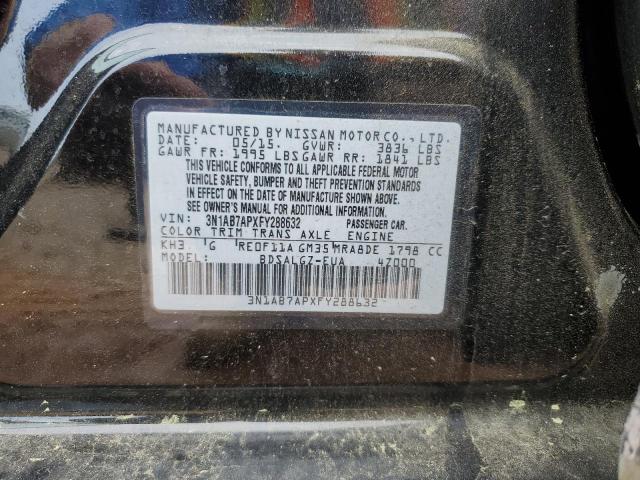 2015 NISSAN SENTRA S - 3N1AB7APXFY288632