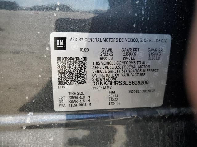 2020 CHEVROLET BLAZER 2LT - 3GNKBHRS3LS618200