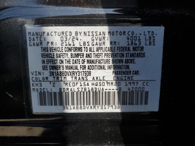 2024 NISSAN SENTRA SR 3N1AB8DVXRY317938