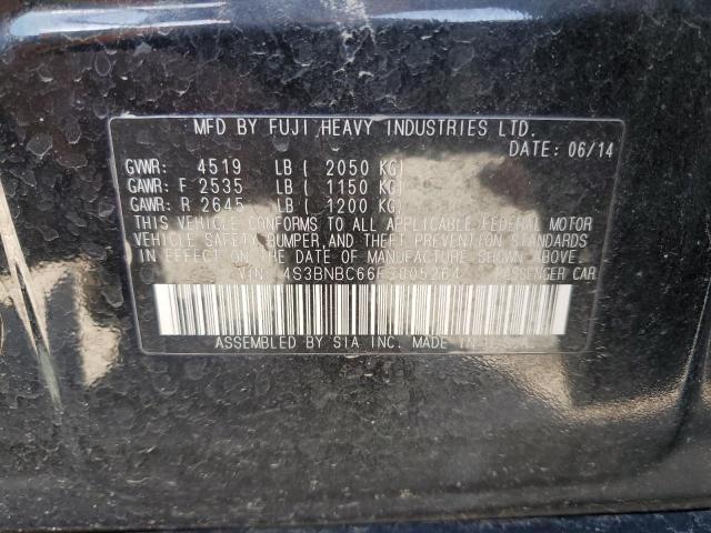 2015 SUBARU LEGACY 2.5 - 4S3BNBC66F3005264