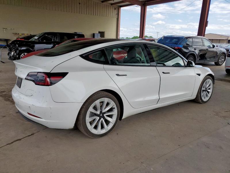 Vin: 5yj3e1ea8nf187597, lot: 59120605, tesla model 3 20223