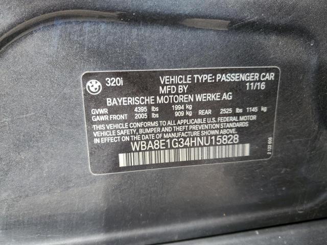 2017 BMW 320 I - WBA8E1G34HNU15828