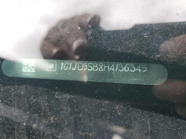 2017 CHEVROLET SONIC LT 1G1JD5SB8H4136345