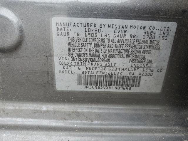 2021 NISSAN VERSA S - 3N1CN8DVXML809648