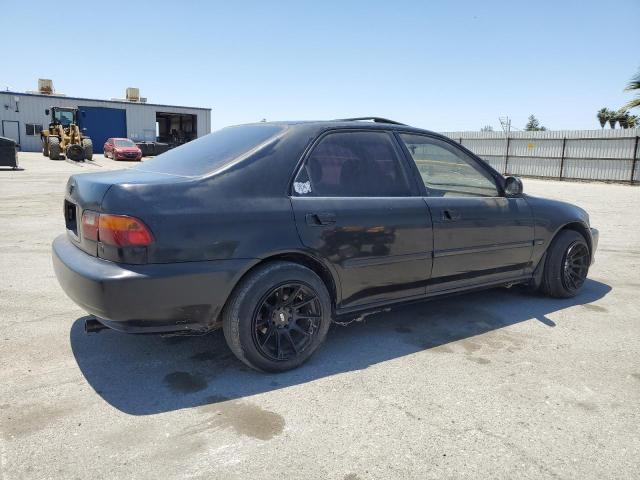 HONDA CIVIC EX 1992 black  gas JHMEH9694NS002319 photo #4