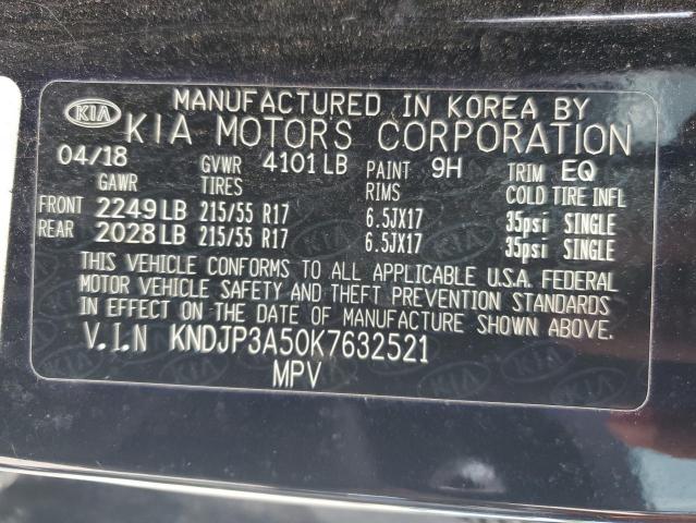 2019 KIA SOUL + KNDJP3A50K7632521