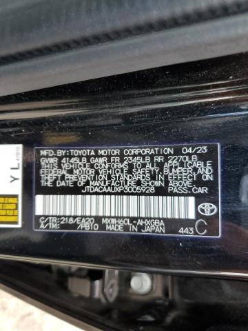 2023 TOYOTA PRIUS LE - JTDACAAUXP3005928