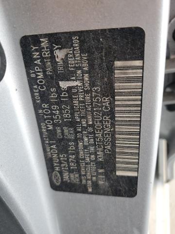 2015 HYUNDAI ACCENT GS KMHCT5AE0FU217573