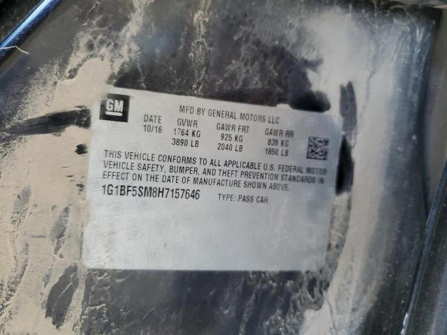 2017 CHEVROLET CRUZE PREM - 1G1BF5SM8H7157646